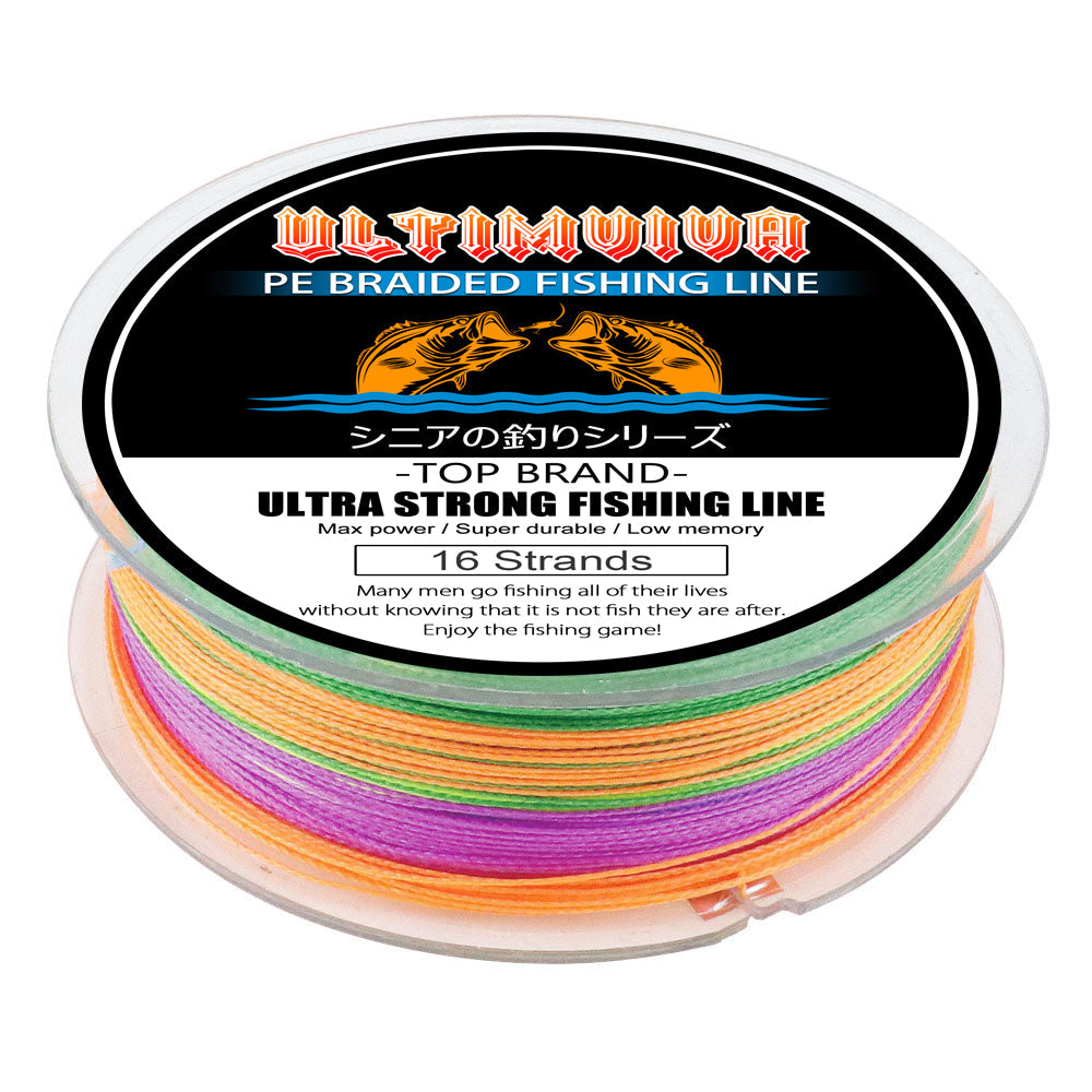 Fins Hollow Core Braid Line - 130 lb. - 2400 yd. - Multicolored